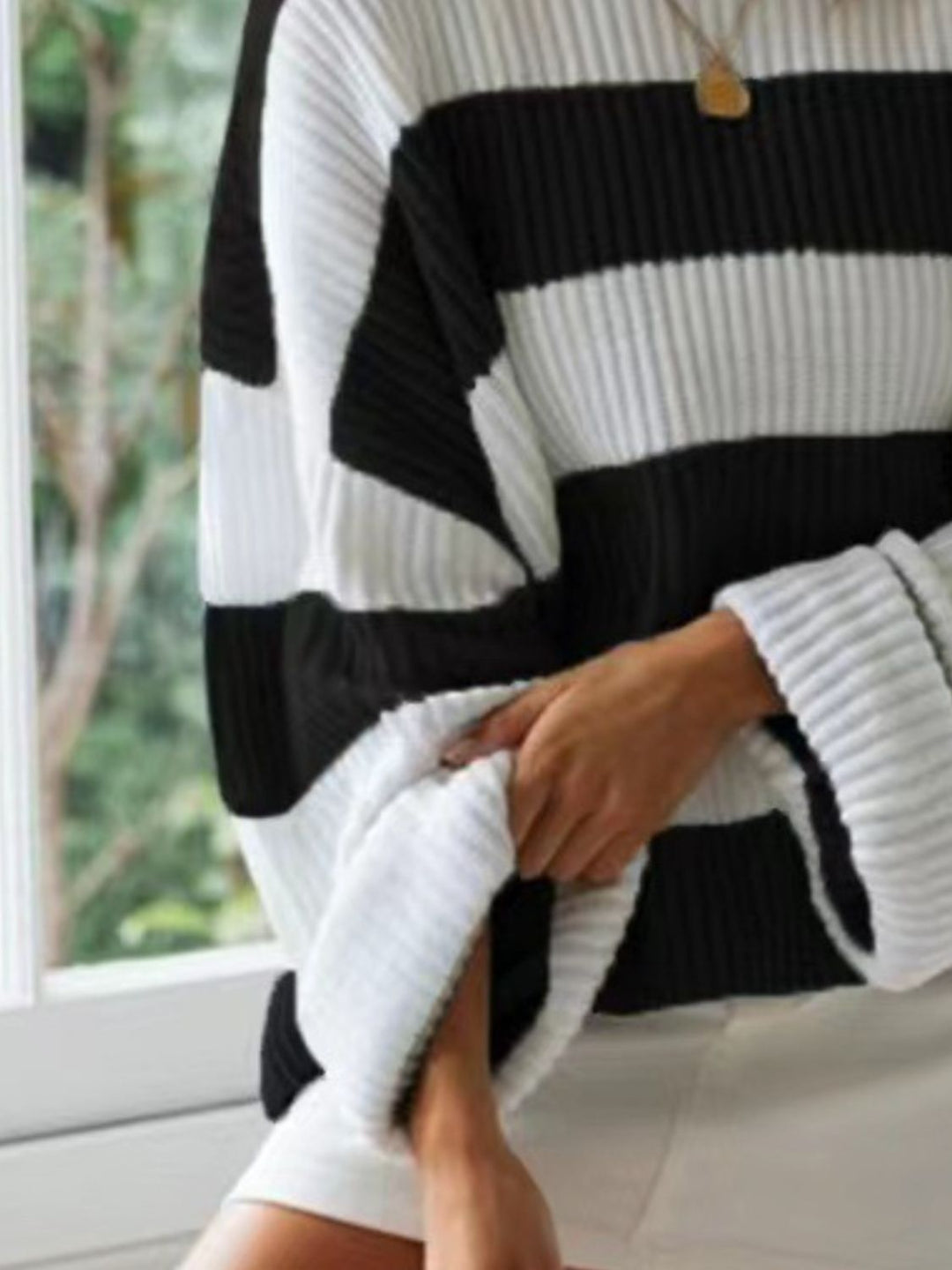 Stilla | Pullover Rundhals Med Lange Ærmer