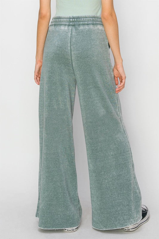 Stilla | Rise Wide Leg Drawstring Bukser