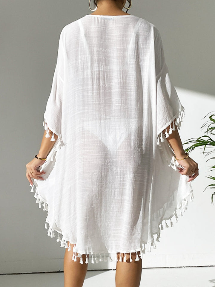 Stilla | Cutout Scoop Neck Cover-up Kjole