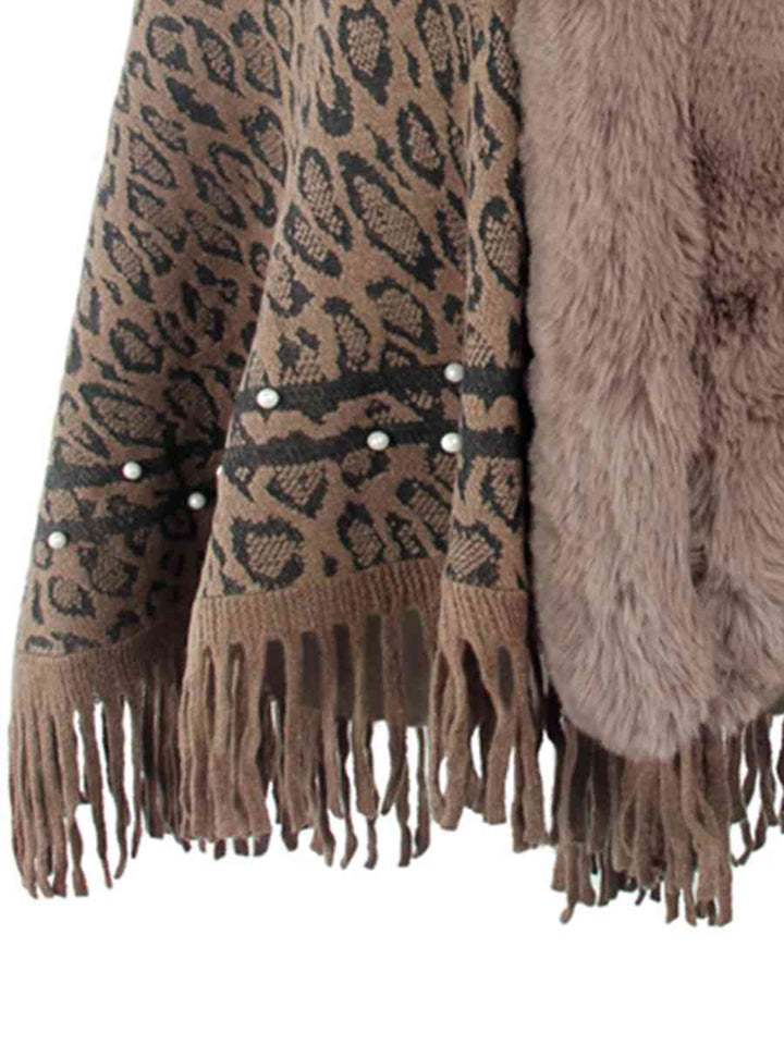 Stilla | Fringed Hem Poncho