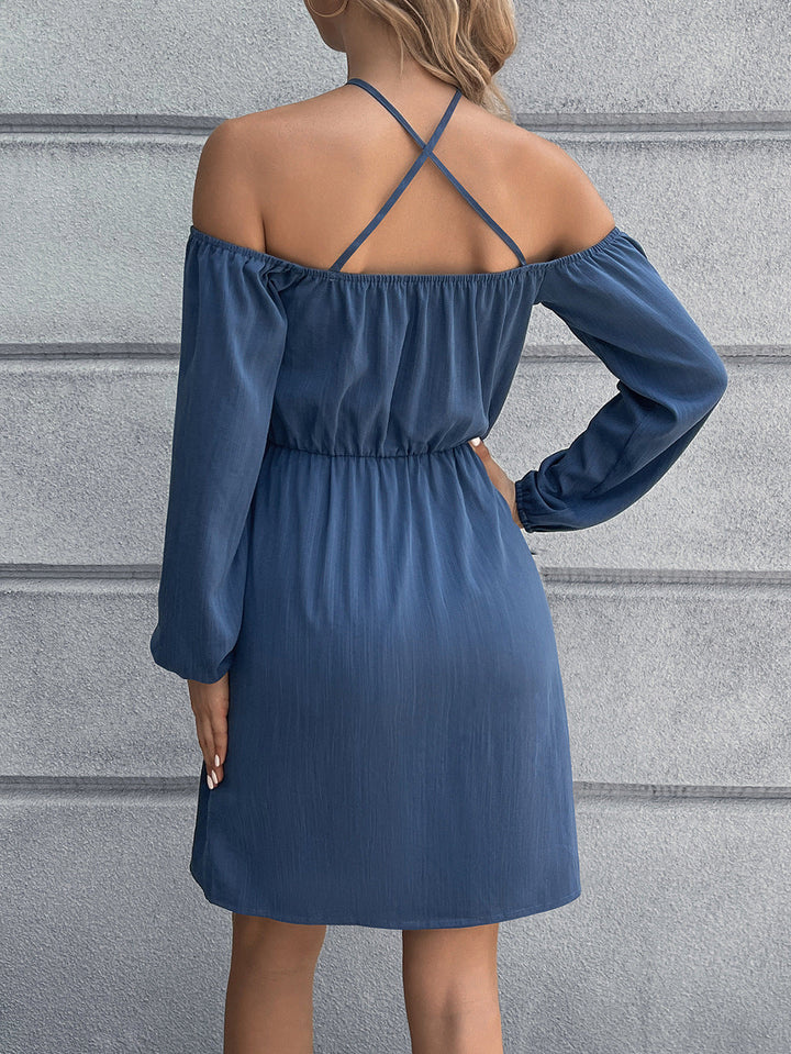Stilla | Skulder Crisscross Mini Kjole