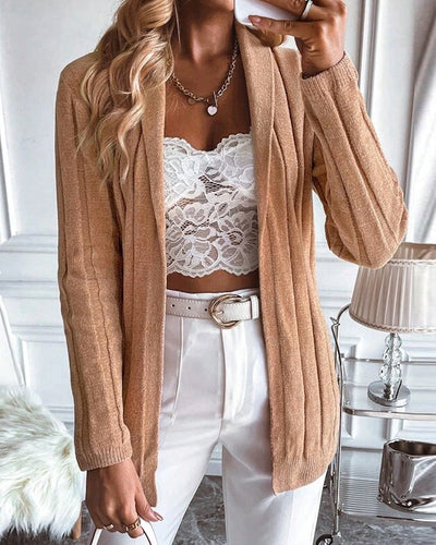 Stilla | Ribstrik Cardigan