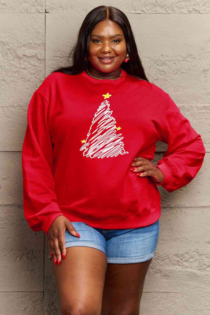 Stilla | Love Full Size Graphic Sweatshirt