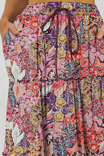 Stilla | Flæse Trim Lagdelt Maxi Nederdel