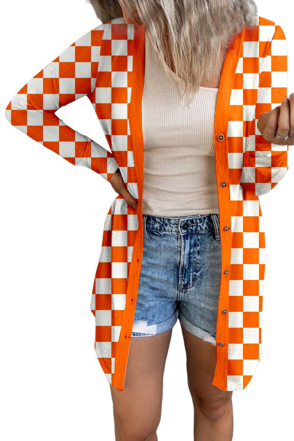 Stilla | Knapop Lang Cardigan