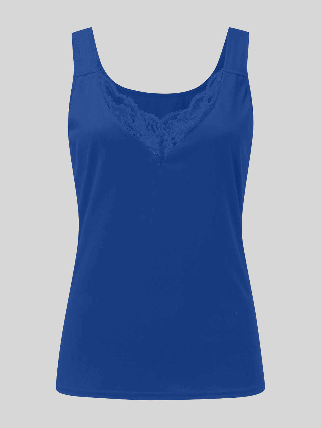 Stilla | Plus Size Blonde Detalje Sweetheart Hals Tank