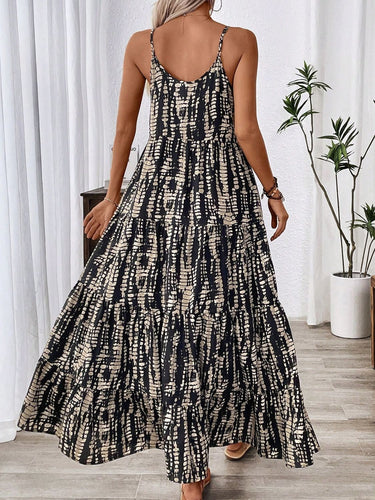 Stilla | Scoop Neck Maxi Cami Kjole