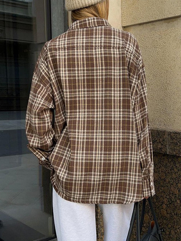 Stilla | Plaid Button Up Shacket