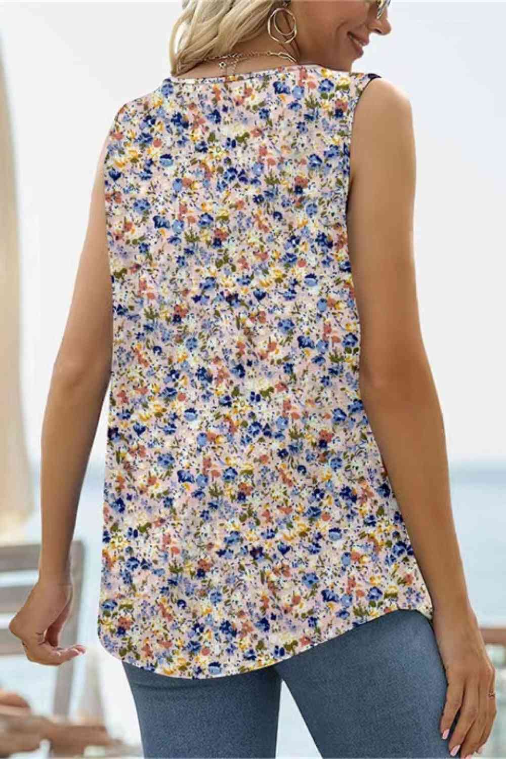 Stilla | Square Hals Buet Kant Tank