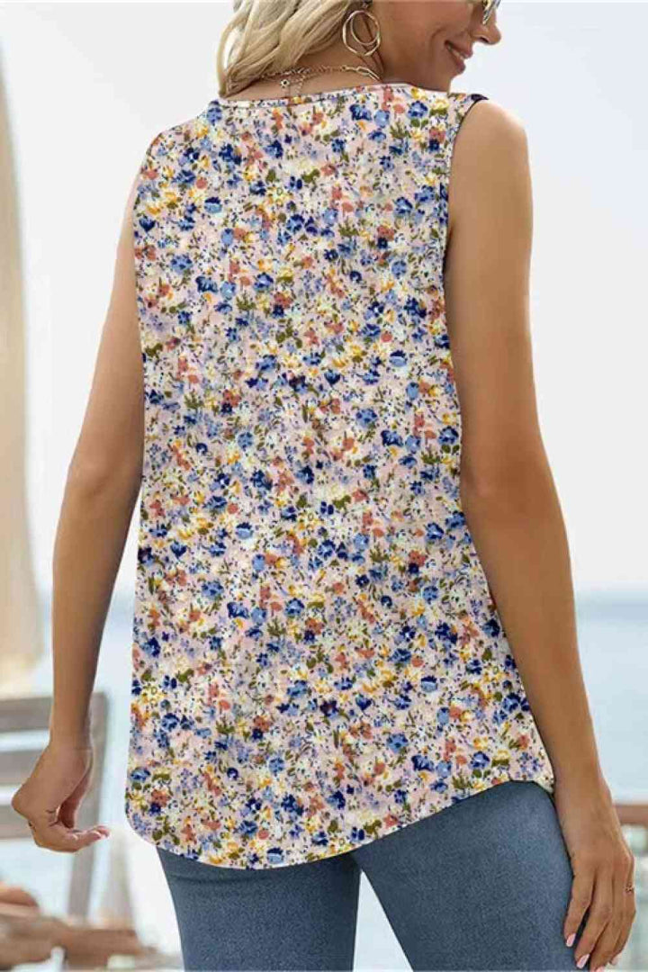 Stilla | Square Hals Buet Kant Tank