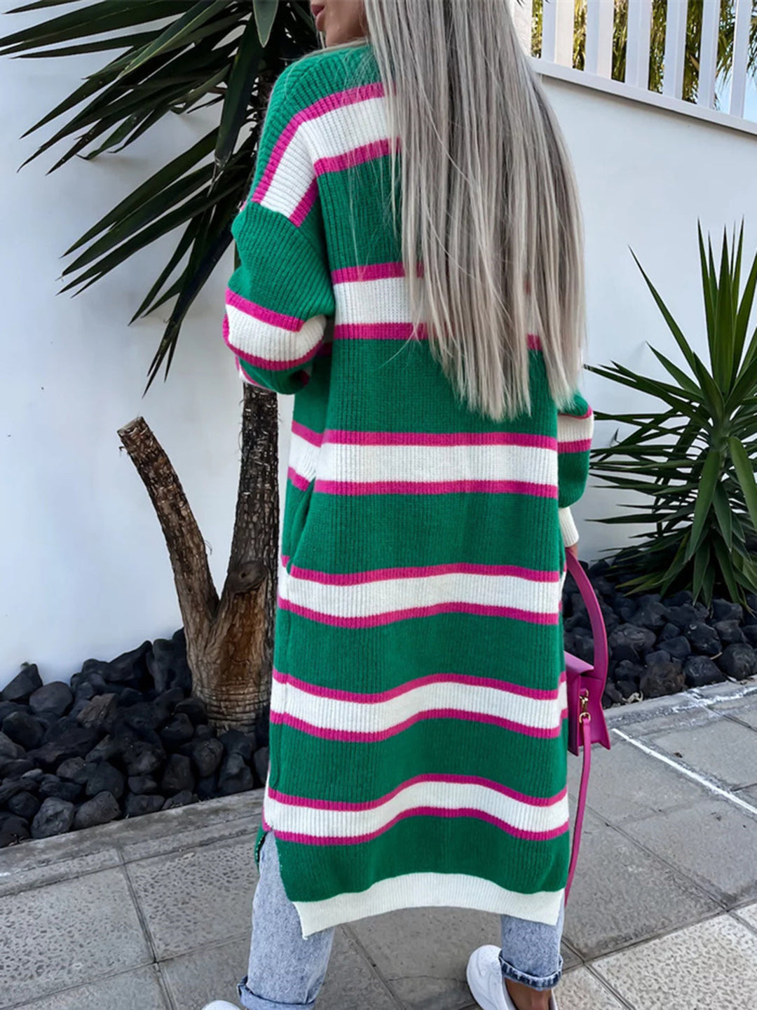 Stilla | Åben Front Langline Cardigan