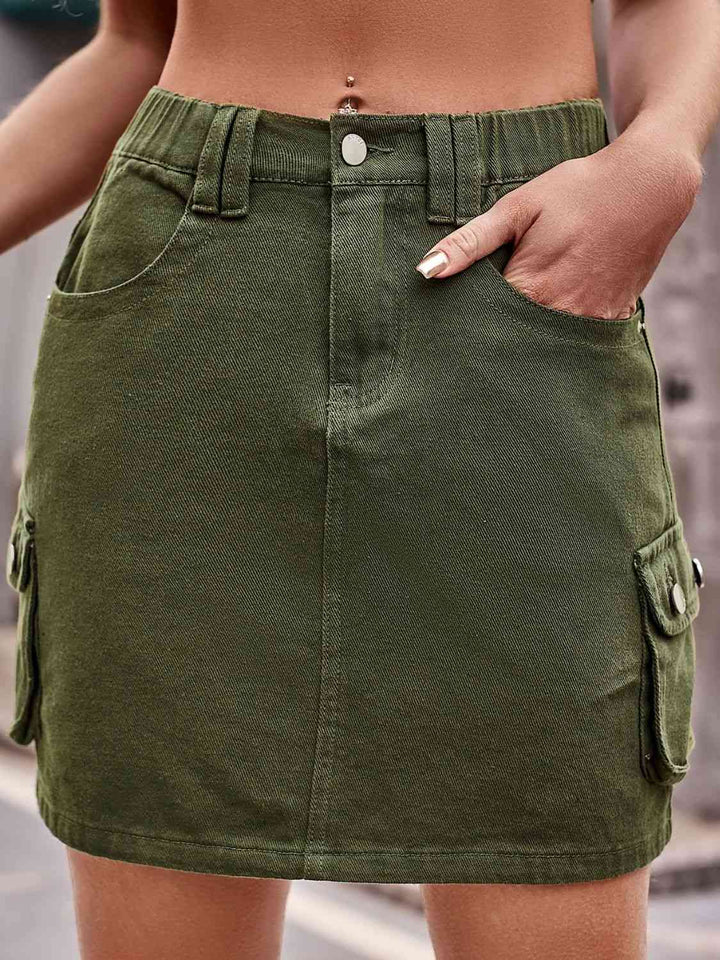 Stilla | Mini Skirt Med Lommer