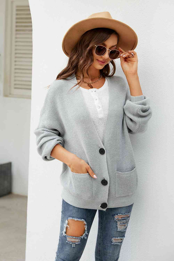 Stilla | up Drop Shoulder Langærmet Cardigan