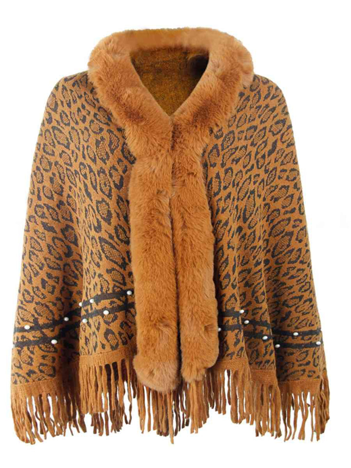 Stilla | Fringed Hem Poncho