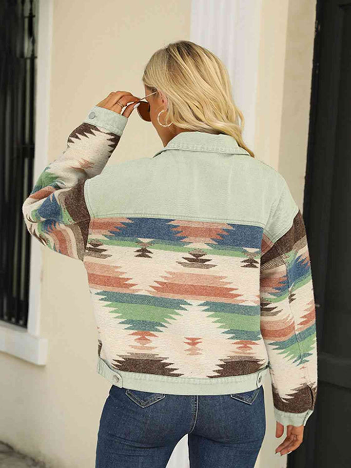 Stilla | Dropped Shoulder Langærmet Denim Jakke