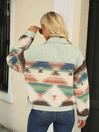 Stilla | Dropped Shoulder Langærmet Denim Jakke