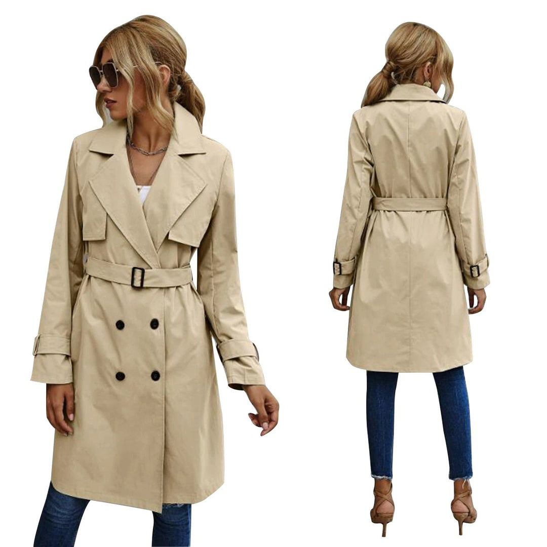 Stilla | Dame Dobbelt-Knap Trenchcoat