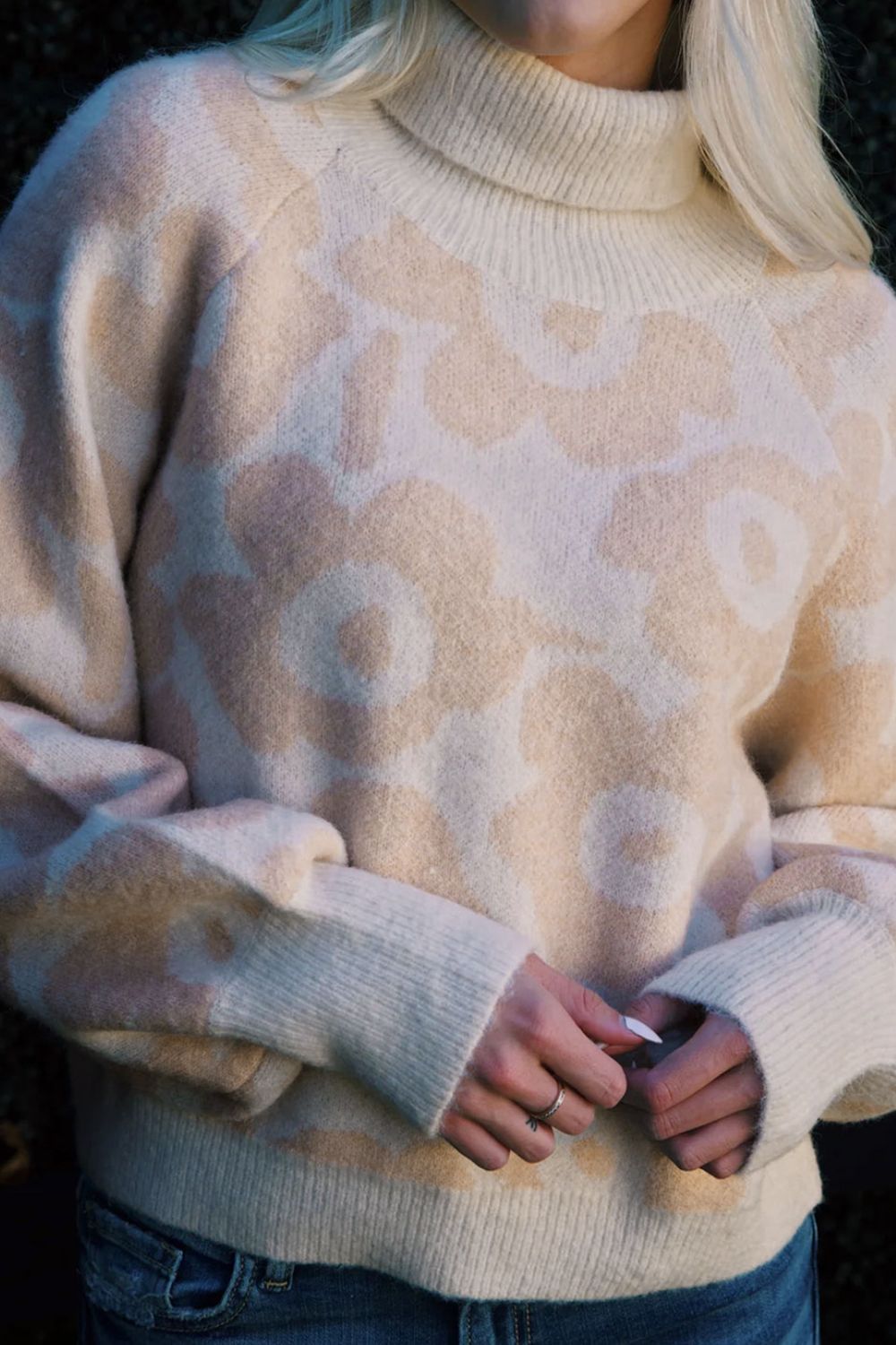 Stilla | Mønster Turtleneck Langærmet Sweater