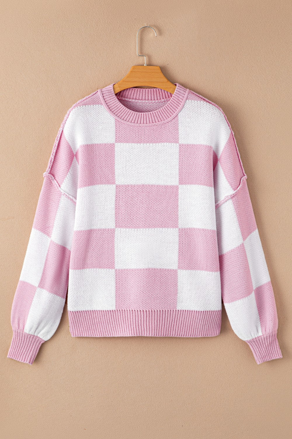 Stilla | Exposed seam droppet skulder sweater