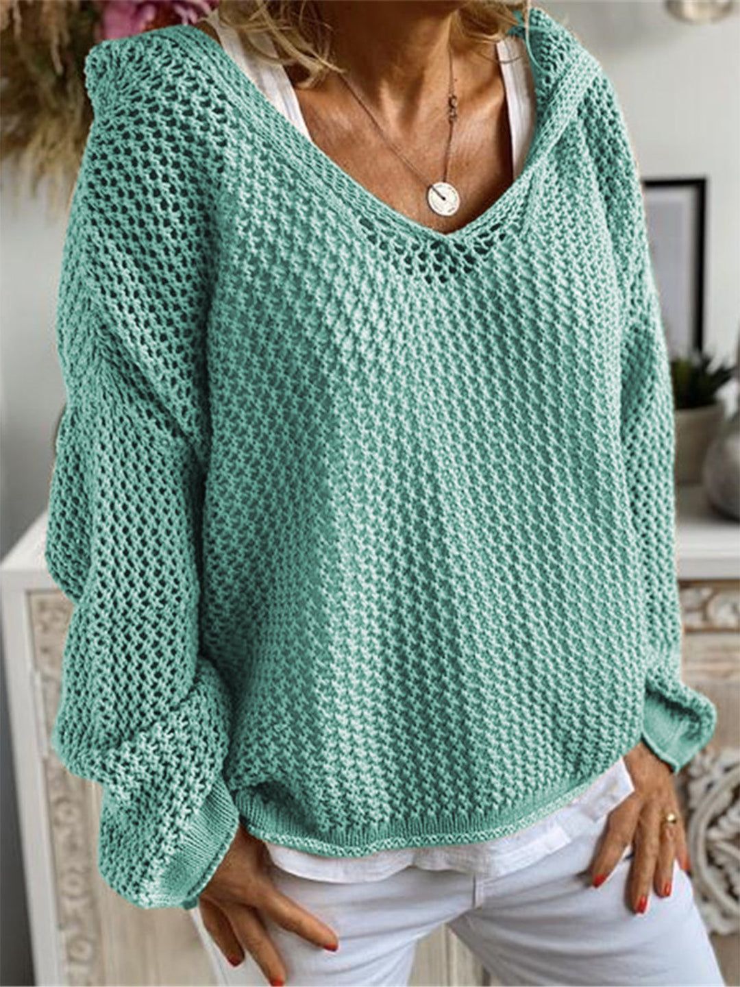 Stilla | Hætte langærmet sweatshirt