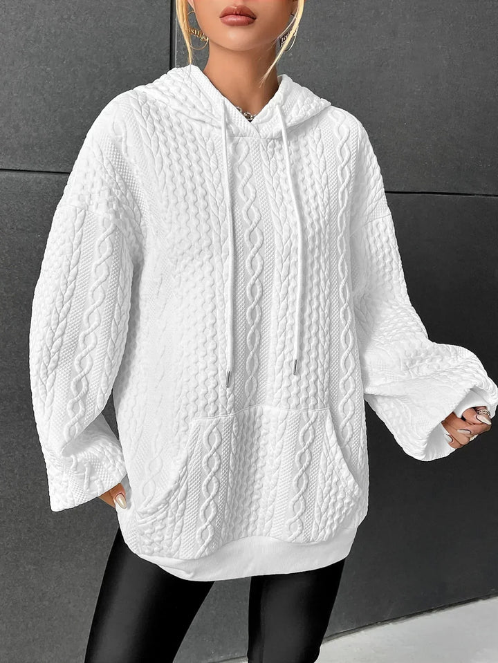 Stilla | Oversized-hoodie med hætte og snøre
