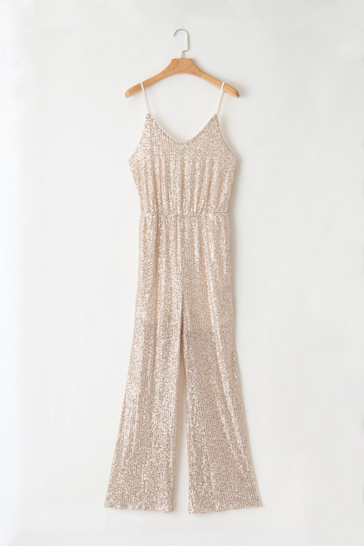 Stilla | Spaghetti Strap Bred Ben Jumpsuit
