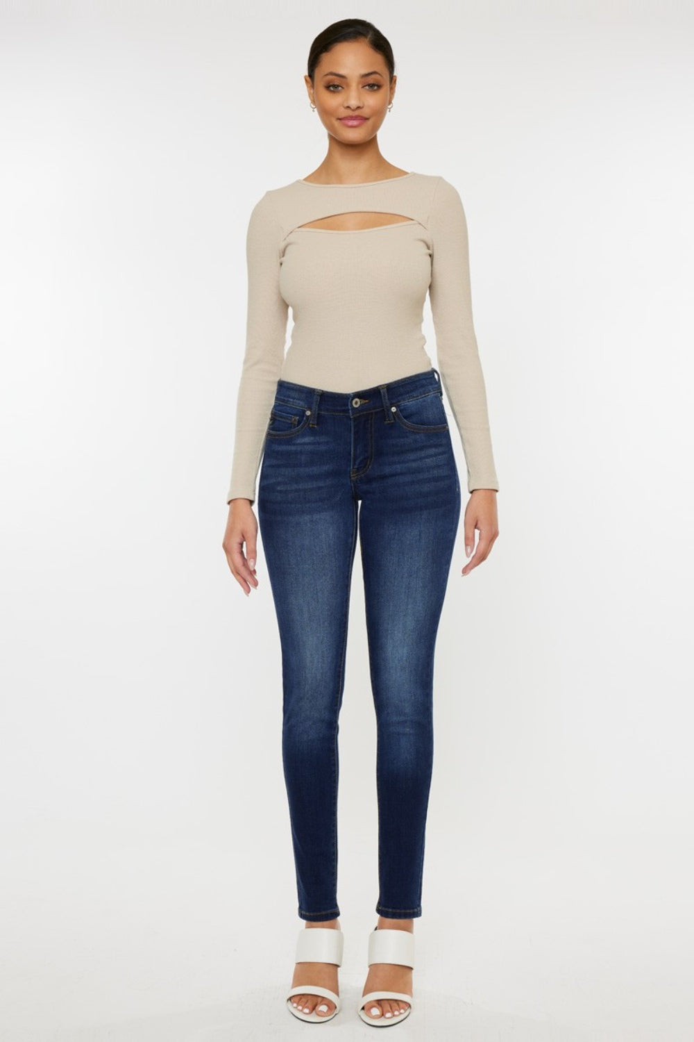Stilla | Medium Høj Gradient Skinny Jeans