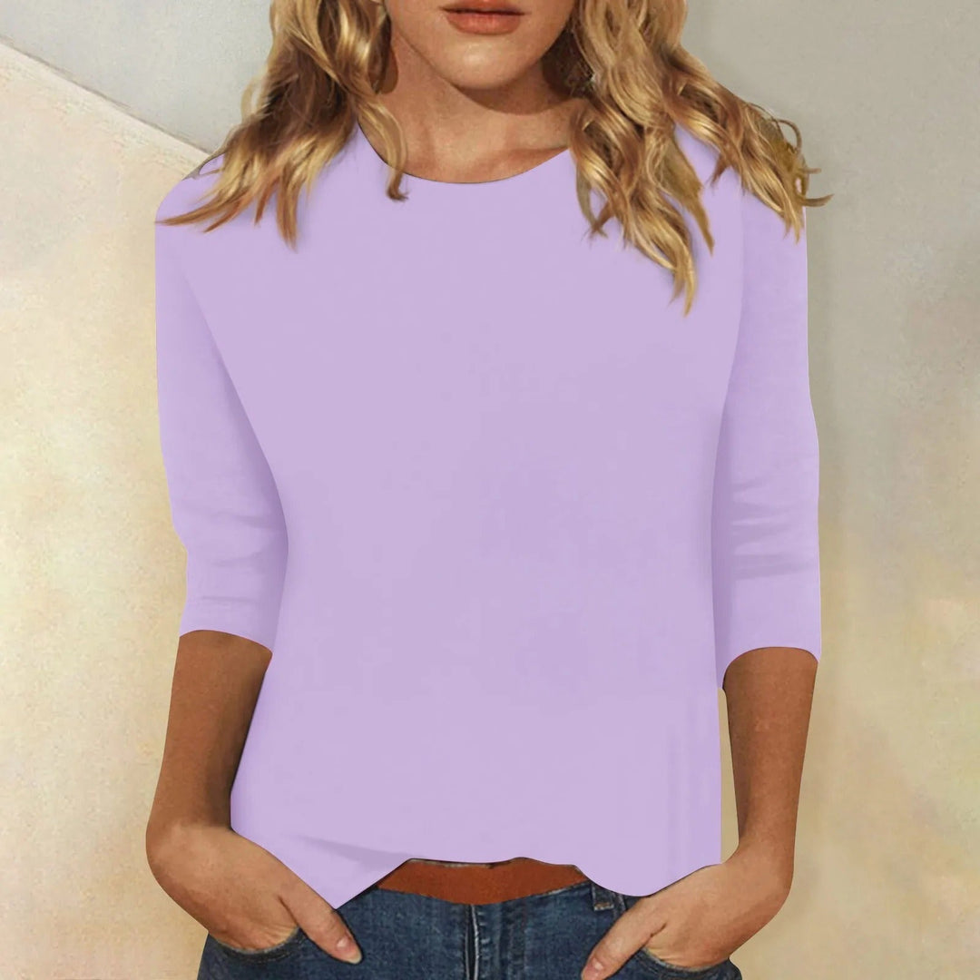 Stilla | Bluse Afslappet Mellemærmet Bluse