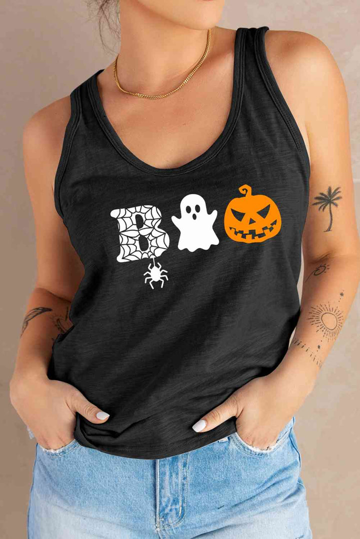 Stilla | Neck Boo Grafisk Tank Top