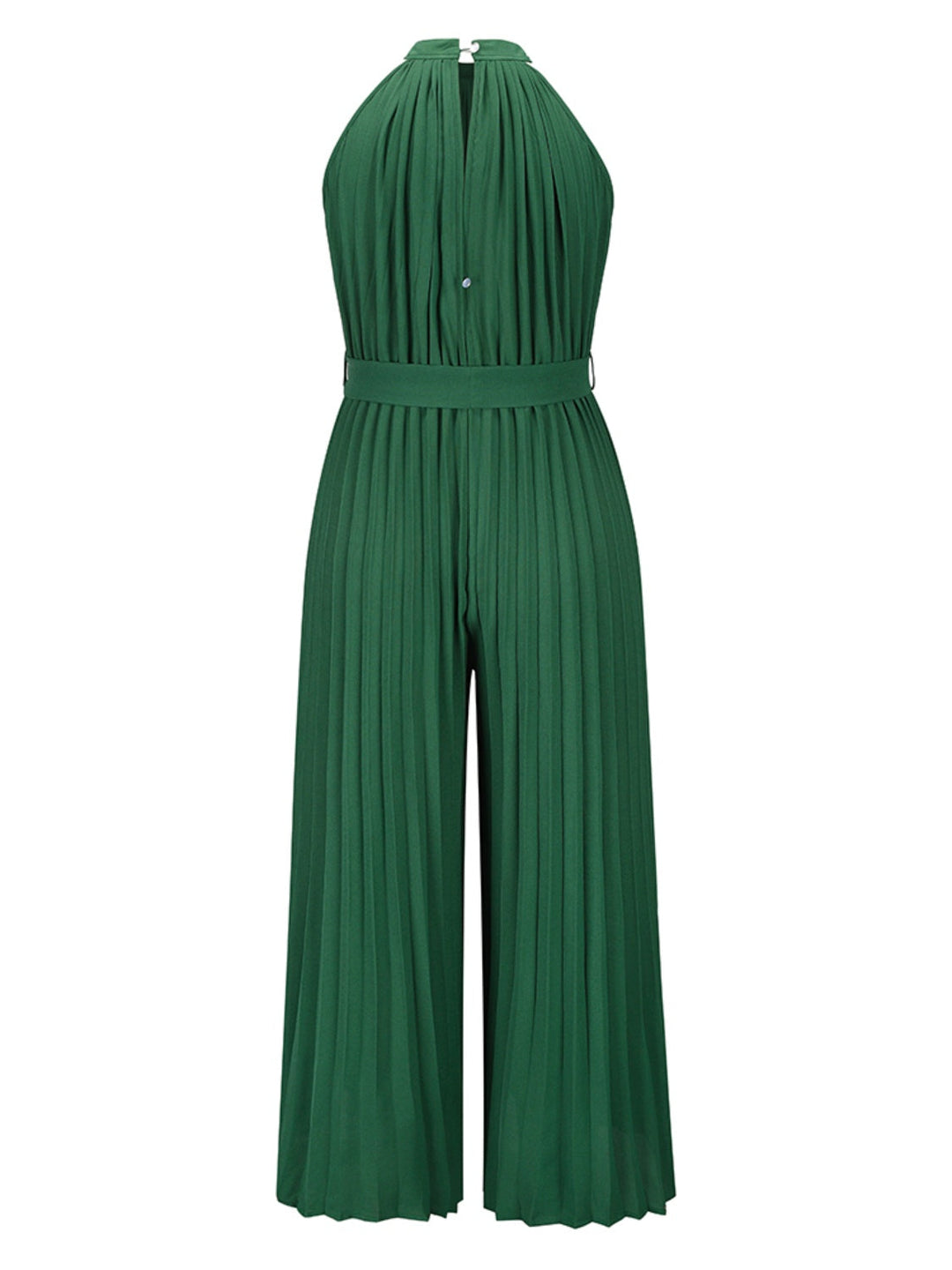 Stilla | Bundet Plisseret Ærmeløs Jumpsuit