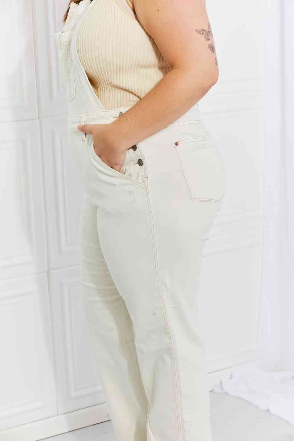 Stilla | Blå Full Size Taylor Høj Talje Overall