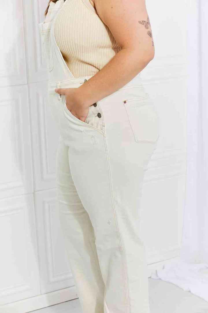 Stilla | Blå Full Size Taylor Høj Talje Overall
