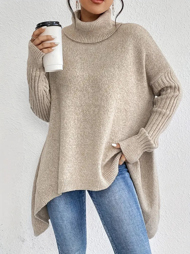 Stilla | Cozy Lang Turtleneck Sweater til Hverdagskomfort