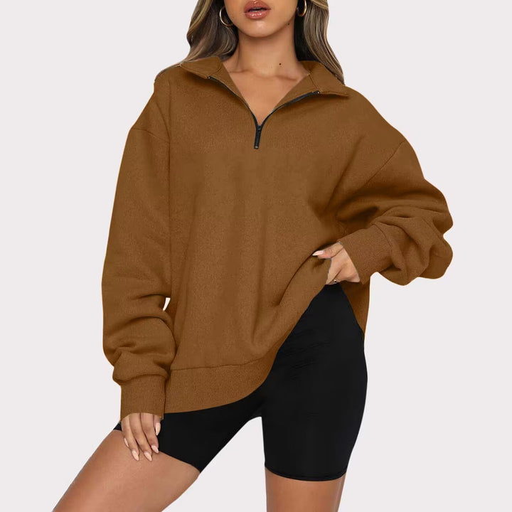 Stilla | Sweatshirt med Krave til Kvinder