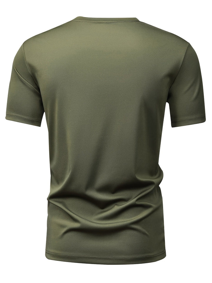 Skovae | 3Er Pack Herre T-shirts med Korte Ærmer, Sommerlige Ensfarvede Farver
