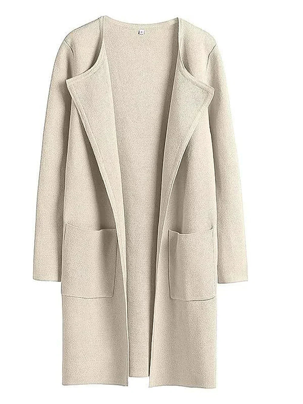 Stilla | Frakke Løs Skæring Knælængde Bred Revers Minimalistisk Design