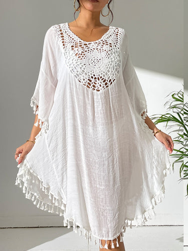 Stilla | Cutout Scoop Neck Cover-up Kjole