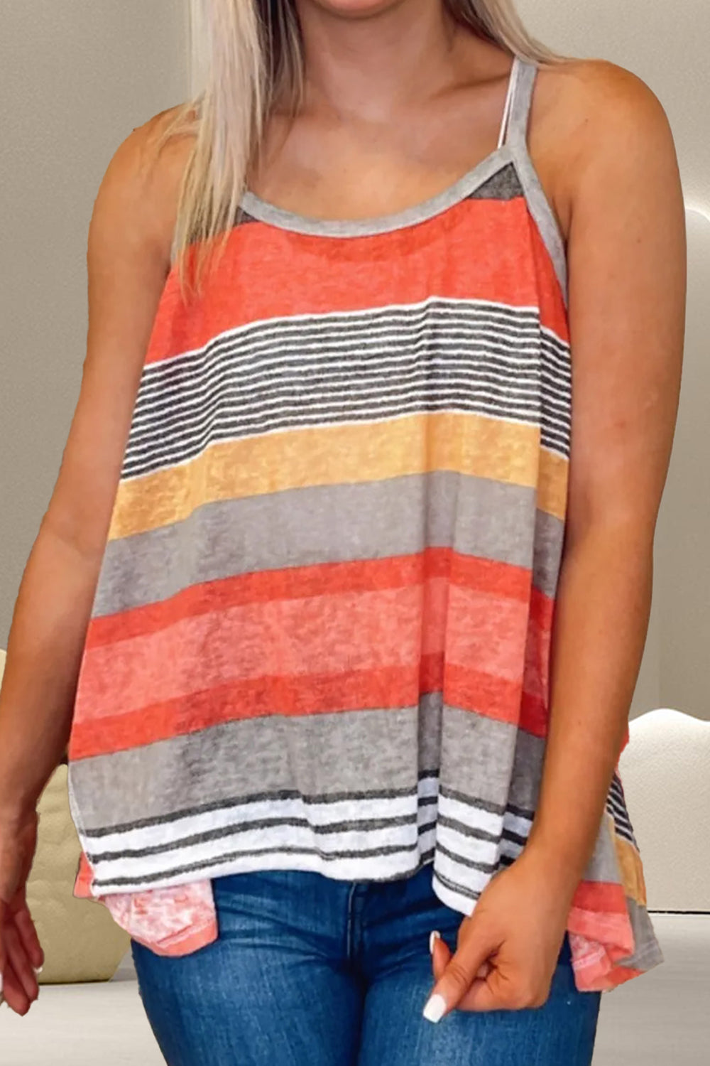 Stilla | Block Rund Hals Cami