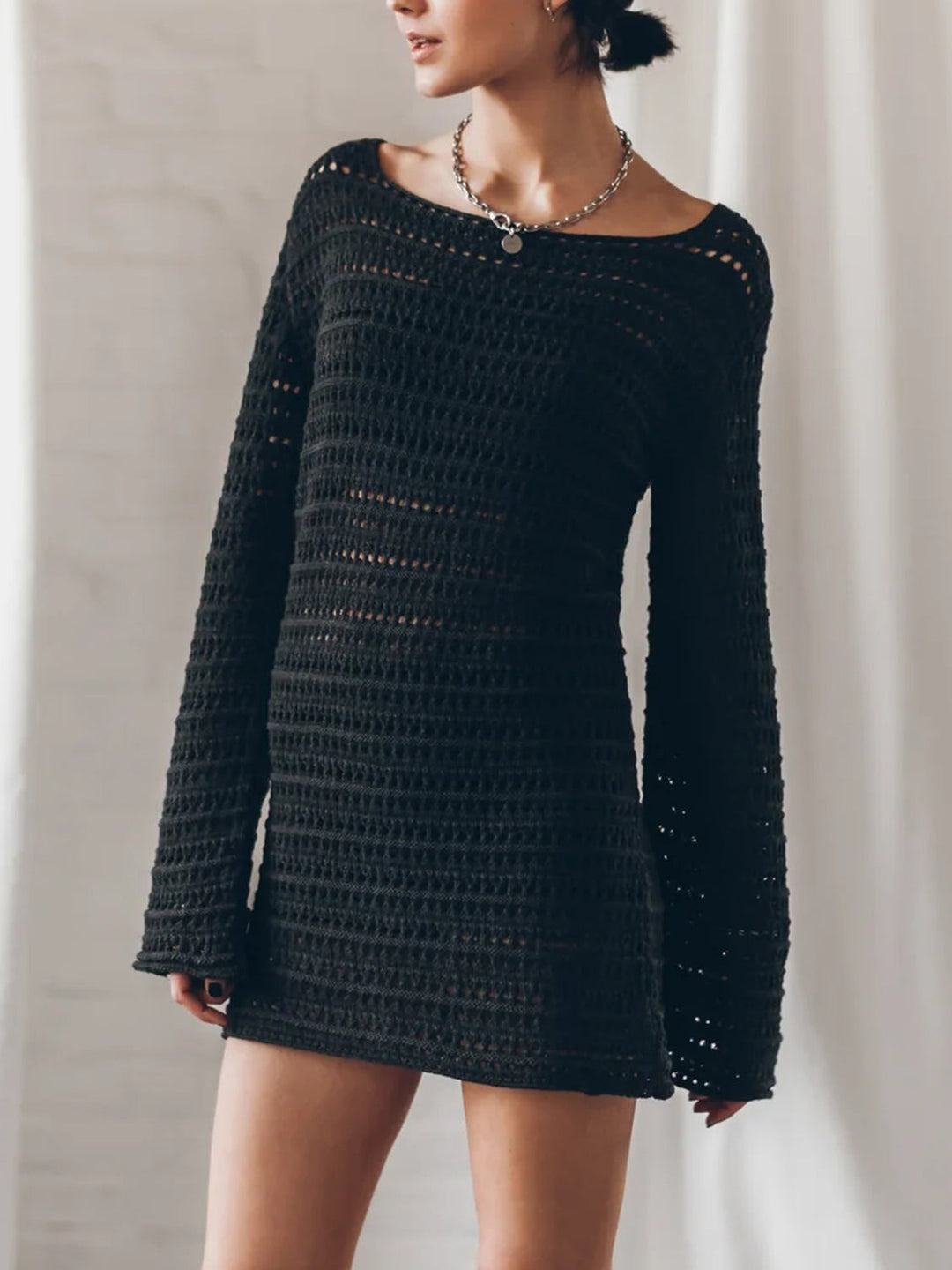 Stilla | Tied Open Back Sweater