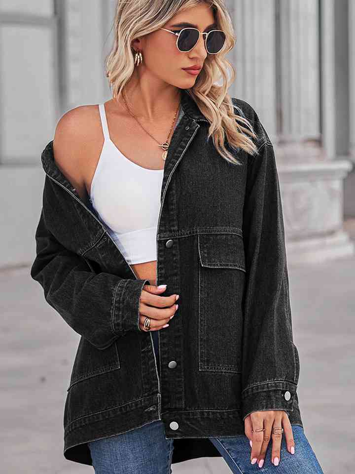 Stilla | Skulder Denim Jakke