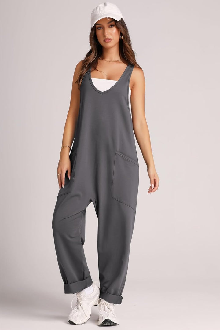 Stilla | Strop Jumpsuit Med Lommer
