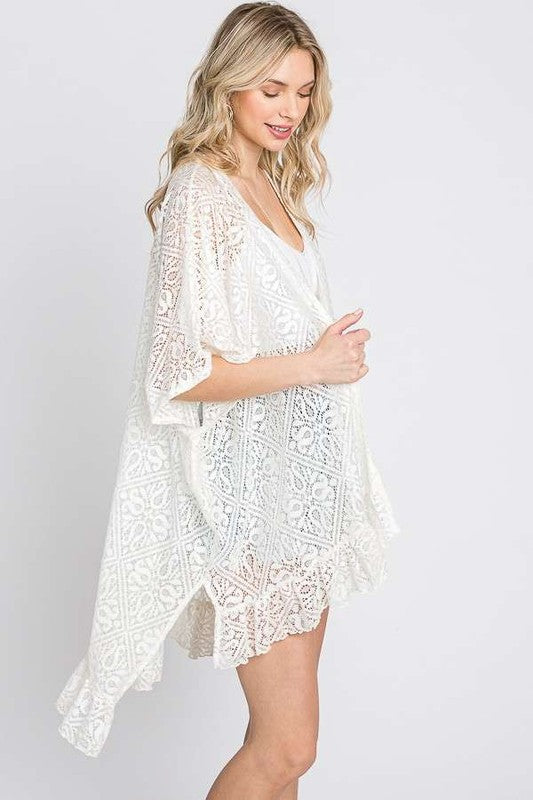 Stilla | Over Size Ruffle Kimono