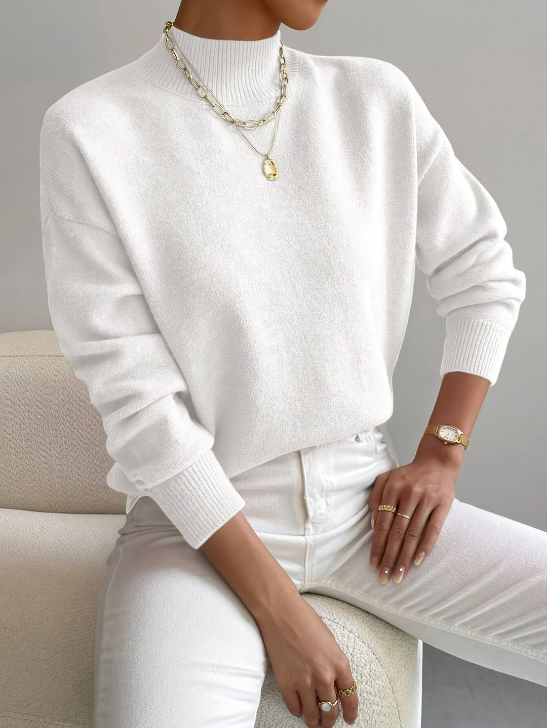 Stilla | elegant rullekrave sweater