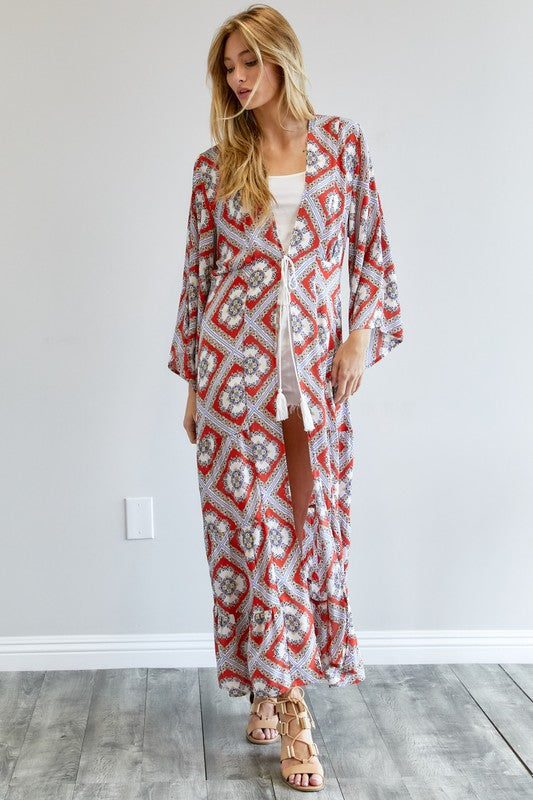 Stilla | Lange Ærmer Løs Kimono