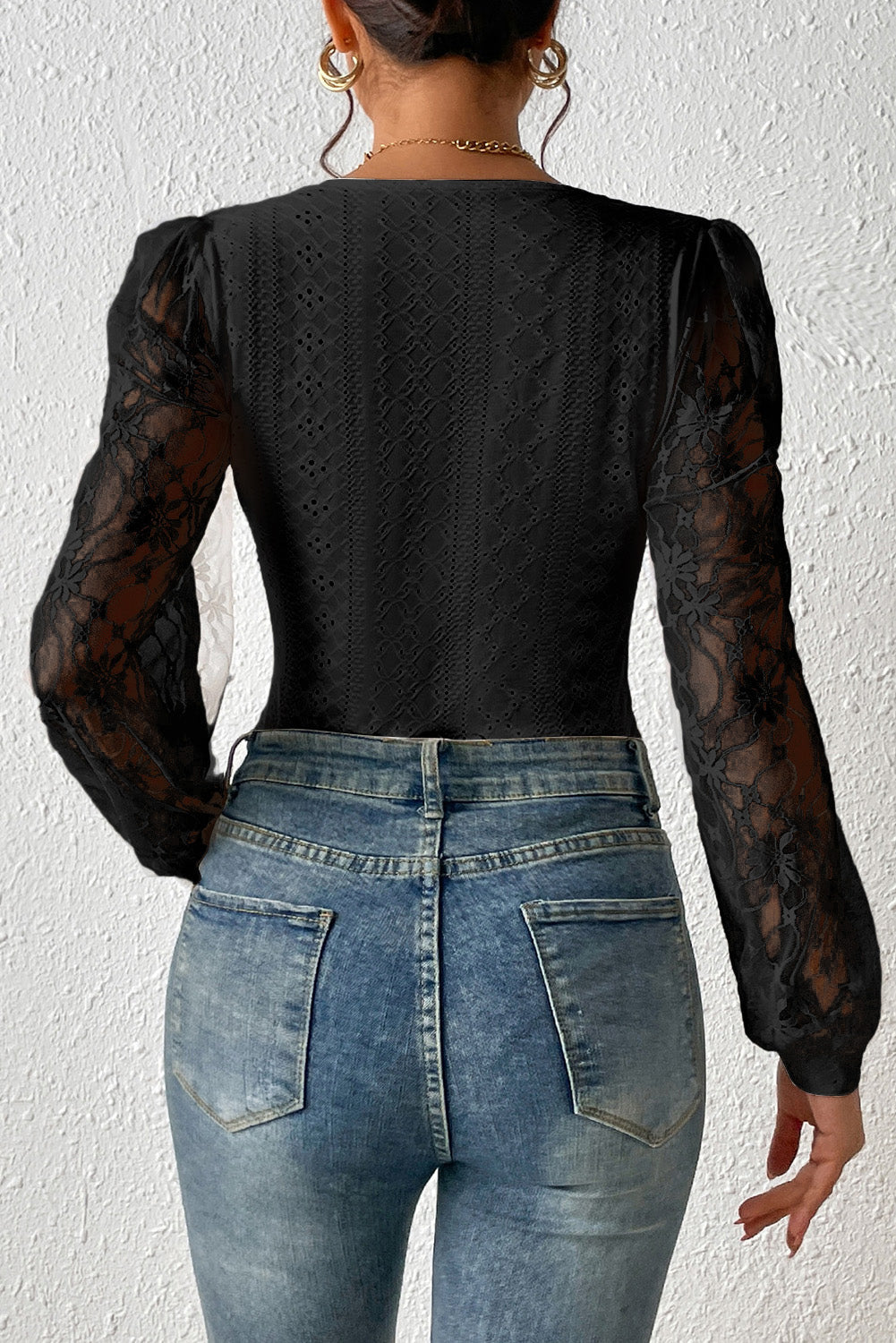 Stilla | Spids-langærmet-bodysuit