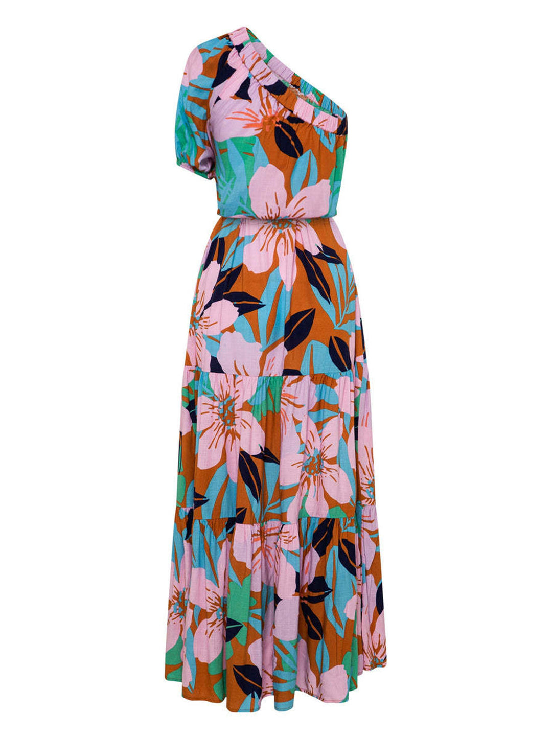 Stilla | One Shoulder Puff Sleeve Dress