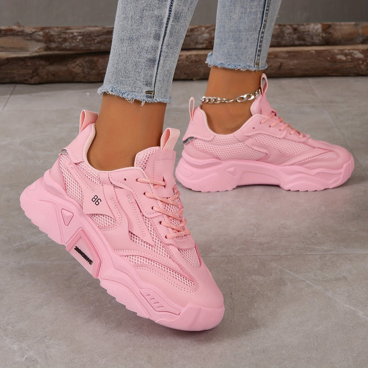 Stilla | Plateau-sneaker i mesh