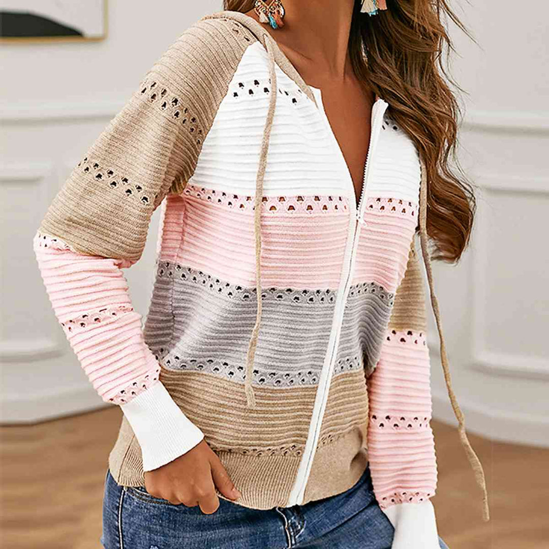 Stilla | Blok Snorehætte Sweater