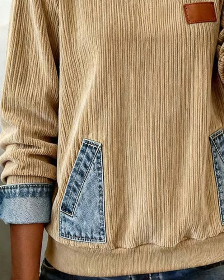Stilla | Lækker Langærmet Denim Taske
