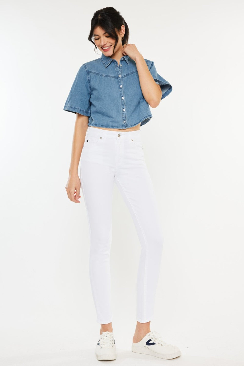 Stilla | Høj talje ankel skinny jeans